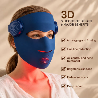 7-in-1 Wireless LED Light Therapy Facial Mask