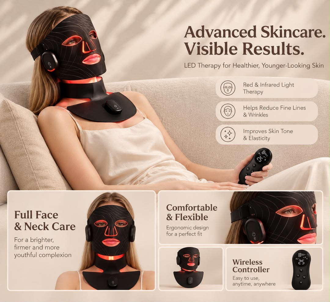 7-Color LED Face & Neck Mask